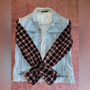 Women Brandy Jean/Flannel Jacket